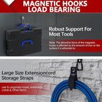 3-H Heavy Duty Magnet Garage Hooks 4 Pack, J Shape Strong Magnetic Hooks - Image 5