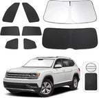 TINGLU Window Shades for Volkswagen VW Atlas 2018-2024 2025 Accessories Car by TINGLU