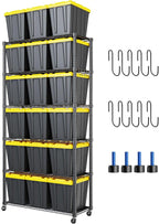 Himix 73''H X 35.5''W X14''D 6 Tier Wire Shelf by Himix