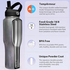 SENDESTAR 32oz Stainless Steel Water Bottle, Double Wall Vacuum Insulated Bottle - Image 3