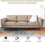 Beige Leather Recoloring Balm, Leather Couch Scratch/Stain Remover, Leather - Image 7
