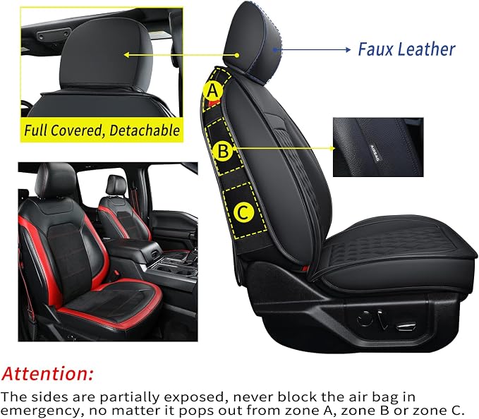 LUCKYMAN CLUB F150 Seat Covers Fit - Image 3