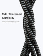 Short Lightning Cable 1FT 3Pack 12 inch iPhone Charger USB Fast Nylon Braided - Image 6