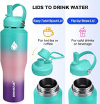 SENDESTAR 32oz Water Bottle Wide Mouth Stainless Steel Vacuum Insulated Double - Image 2