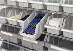 Seville Classics Commercial 7-Tier Platinum/Gray NSF 22-Bin Rack Storage System - Image 4