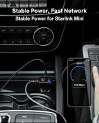 Car Charger Cable for Starlink Mini 10FT - Image 4