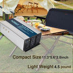 WZRELB 2000W Pure Sine Wave Inverter 24V DC to 110V 120V AC, Car Power Inverter - Image 7