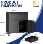 Metal Garage Storage Cabinet - Image 3