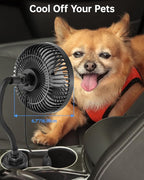 12V Car fan, 3-Speed Portable Vehicle Fan - Image 6