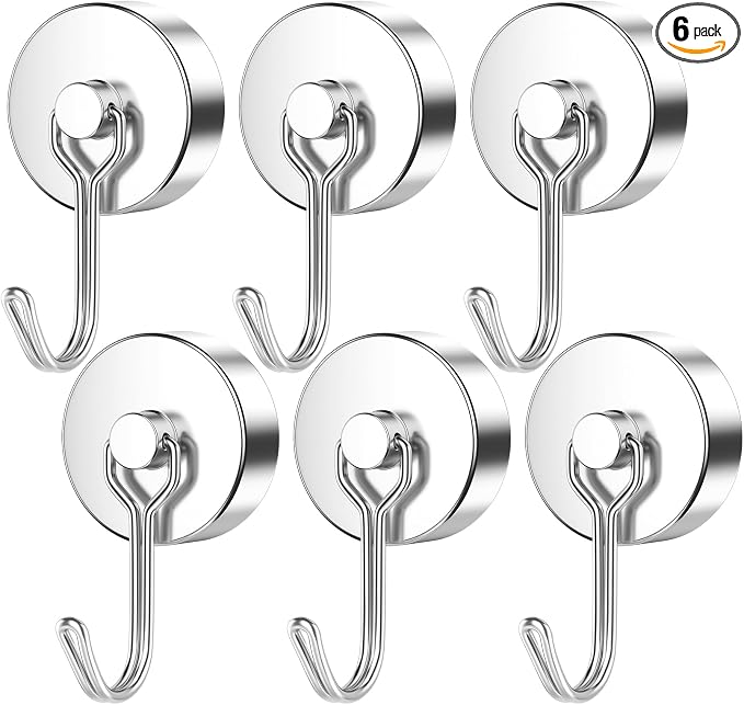 FINDMAG 100lbs+ Magentic Hooks Heavy Duty, Super Strong Magnetic Hooks by FINDMAG