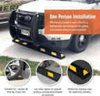SmartSign Rubber Parking Curb, Heavy Duty Parking Stops - Image 5