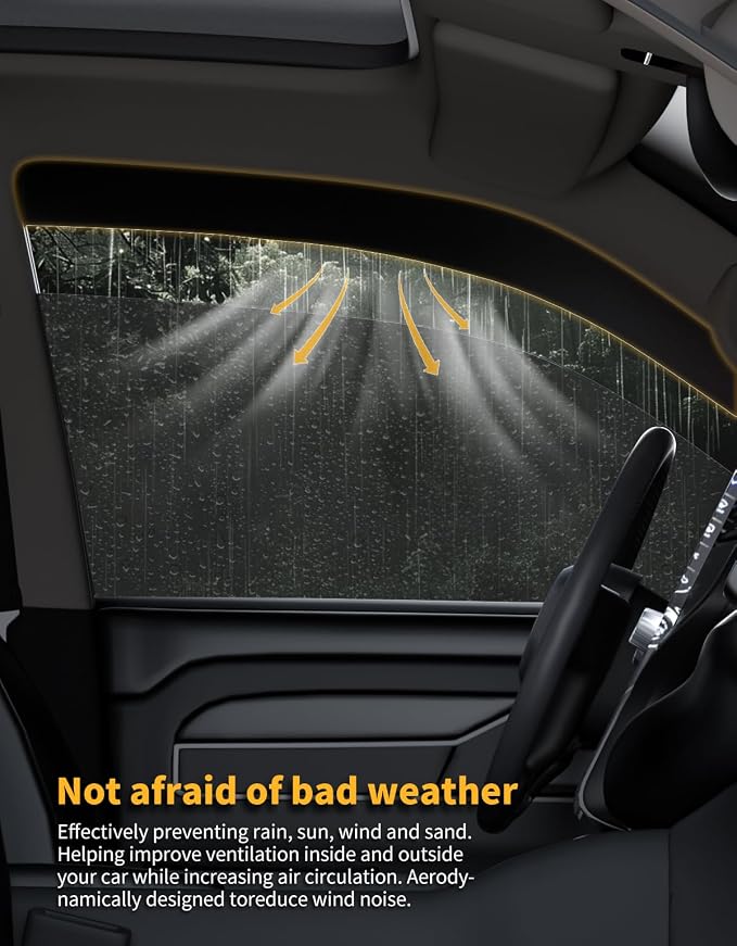 in-Channel Window Rain Guards Fit - Image 4