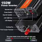 3000W Power Inverter, Peak Power 6000W 12V DC to AC 110V120V, Remote Control - Image 2