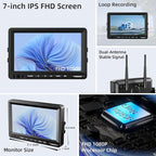 Fookoo HD Magnetic Wireless Backup Camera, 1080P 7" Dual Split Monitor & - Image 4