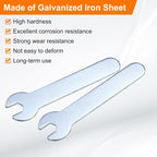 HARFINGTON 10pcs Small Wrench Open End Wrench 5.5x66x1.5mm Metric U-Shaped - Image 4