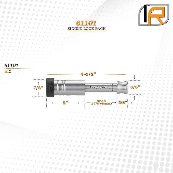 61101 | Receiver Lock for 1.25" Receiver - Image 2