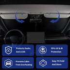 for Lexus 2024 Car Windshield Sunshade Foldable Sun Shield - Image 5