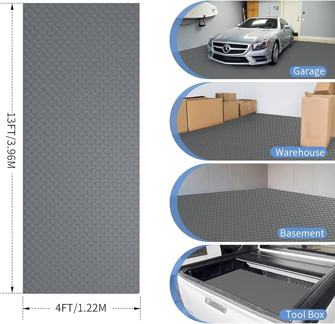 Premium Garage Floor Mat, Commercial Grade Heavy Duty Parking Mat - Image 7