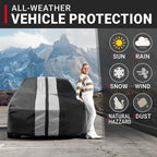 iCarCover Custom Car Cover for Buick Lesabre Waterproof All-Weather Rain Snow - Image 2