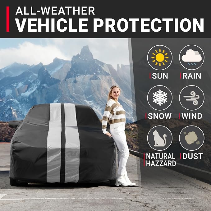 iCarCover Custom Car Cover for Buick Lesabre Waterproof All-Weather Rain Snow - Image 2