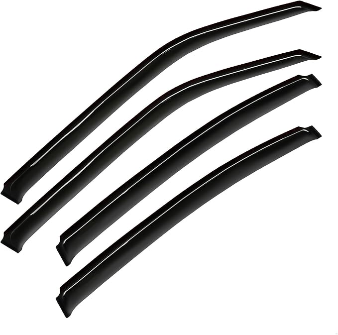 Smoke Side Window Visors Compatible - Image 2