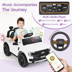 HONEY JOY Ride On Car, 12V Licensed Ford Ranger Electric Vehicle - Image 3