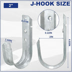 Gisafai 200 Cable Support J Hook, Cable Hooks - Image 2