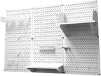 Wall Control Pegboard Organizer 4 ft. Metal Pegboard Standard Tool Storage Kit - Image 3