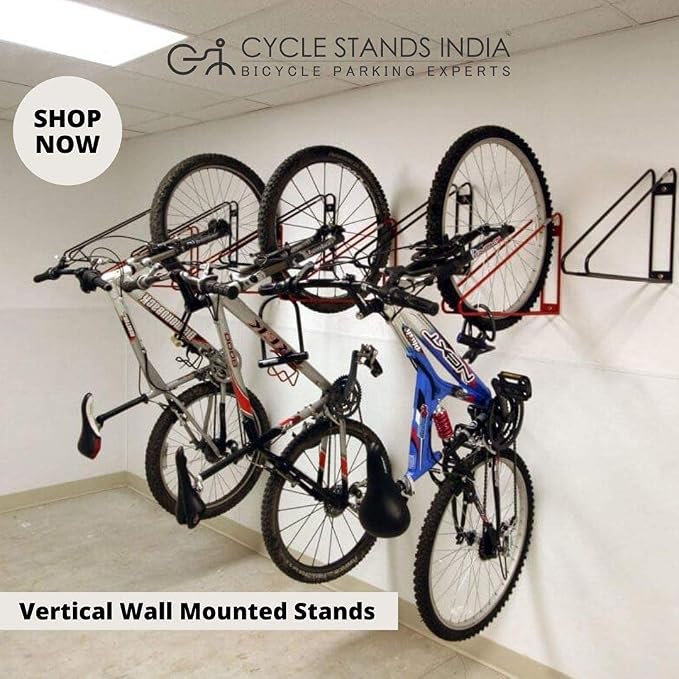 Bike Wall Mount Vertical Hanger - Image 2