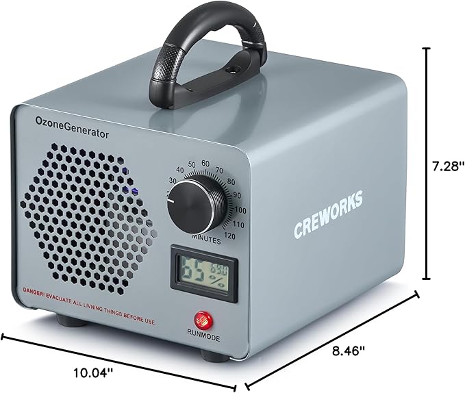 CREWORKS Ozone Odor Machine, Commercial Ozone Generator Air Purifier - Image 10