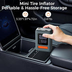 Tire Inflator Portable Air Compressor, Cordless Air Pump - Image 5