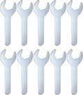 HARFINGTON 10pcs Small Wrench 24x120x2.3mm Metric U-Shaped Single Open Ended by HARFINGTON