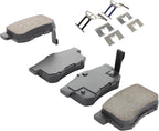 Premium Ceramic Rear Brake Pads Compatible - Image 2