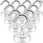 Neosmuk Magnetic Hooks, Cruise Ship Essentials, 30lb+ Heavy Duty Magnetic Hooks by Neosmuk