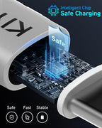 Coiled USB C to C Cable for Car 3ft, Samsung Galaxy, Google Pixel, TCL - Image 3