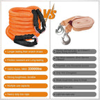 Nilight Kinetic Recovery Rope 33000 LBS 1" x 30ft Snatch Strap Heavy Duty - Image 7
