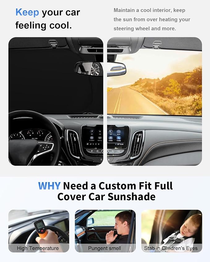 Windshield Sun Shade Sunshade for Explorer Front Windows Cover Fit for - Image 5