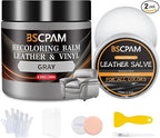 Gray Leather Recoloring Balm by BSCPAM