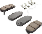 Premium Semi-Metallic Front Brake Pads Compatible - Image 2