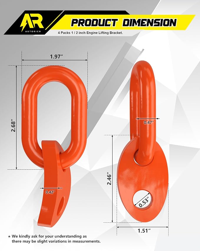 7100 Lifting Bracket Set for Engine - Image 2