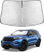 for Ford Explorer Car Windshield Sunshade Compatible by EcoNour