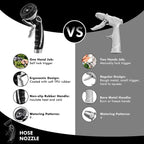RESTMO Hose Nozzle with Easy Self-Lock Trigger, Heavy Duty Metal Water Hose - Image 6