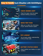 AUTOPHIX BAS300 Plus OBD2 Scanner & Battery Tester, 2-in-1 Car Diagnostic Tool - Image 6