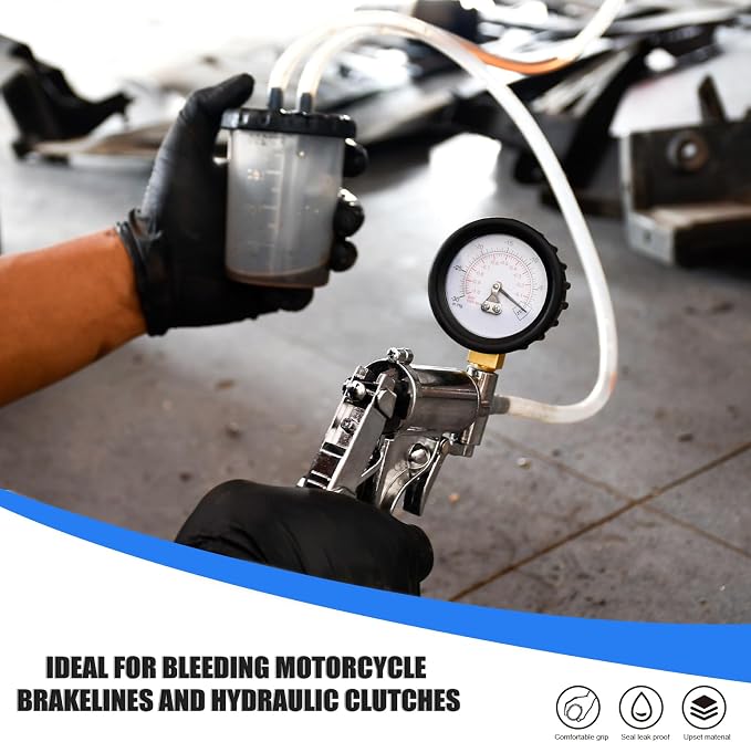 Hand Vacuum Pump Brake Bleeder Kit - Image 5