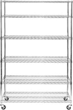 Seville Classics UltraDurable Heavy Duty NSF Solid Steel Wire Rack Storage Unit - Image 2