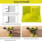 5Pcs Tool Mount Holder Plastic Electric Tool Battery Dock Compatible - Image 5
