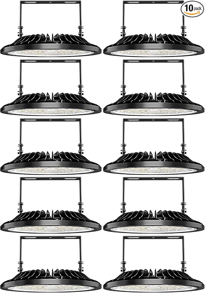 Viugreum High Bay LED Shop Lights, 200W UFO LED High Bay Light 20, 000LM 120V by Viugreum
