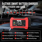 NEXPEAK NC215 15-Amp Battery Charger, 12V 24V LiFePO4 Lead Acid Portable Car - Image 3