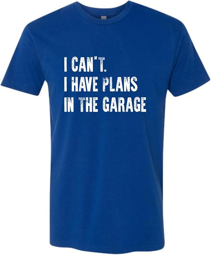Go All Out Adult I Can't I Have Plans in The Garage Funny Dad Gift Deluxe Soft - Image 2