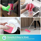 HOMEXCEL Pink Microfiber Cleaning Cloth, 12 Pack Premium Microfiber Towels - Image 4